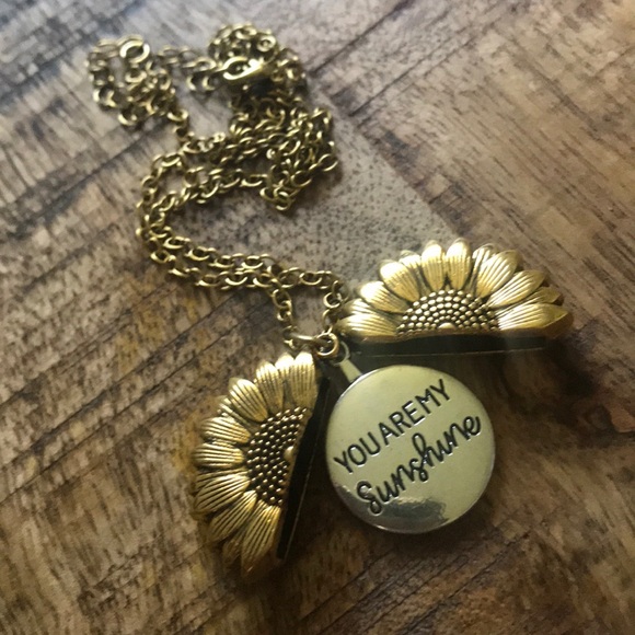 New You Are My Sunshine Sunflower Necklaces - Picture 3 of 7